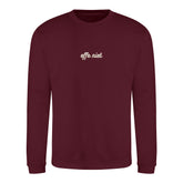 "Effe Niet" bordeaux sweater