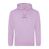"Live Love Janken" lila hoodie