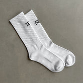 Brand Sport Socks White 2-pack