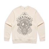 Haagse Straat Ooievaar Vodka Crewneck Ecru