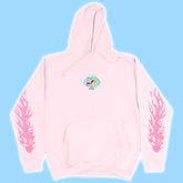 ayyleon blush hoodie light pink