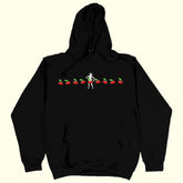 cherry hoodie black