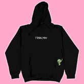 frog you hoodie black