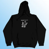 fuck it hoodie black