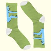 hugger socks green