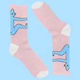 hugger socks light pink