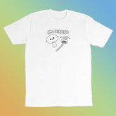 mushroom tee white