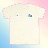 naive tee white