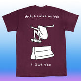 sick tee Burgundy