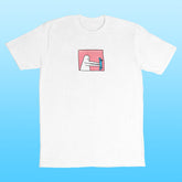 something tee white