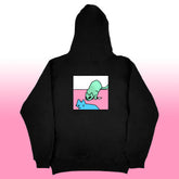 watch ur back hoodie black