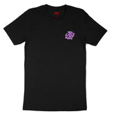 "Flowers" T-shirt Black
