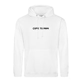 "Come to papa" Limited edition White hoodie
