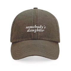 somebody's daughter cap, dark grey