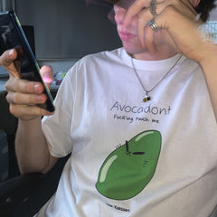 avocadont tee white