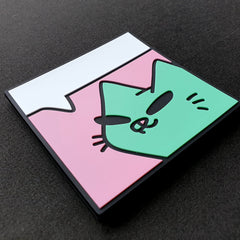 ayyleon boxcat fridge magnet