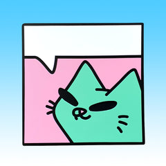 ayyleon boxcat fridge magnet