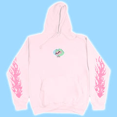 ayyleon blush hoodie light pink