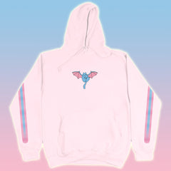 batcat hoodie pink
