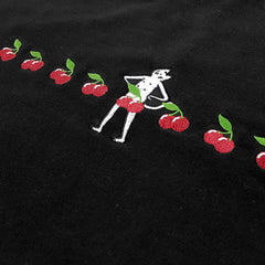 cherry hoodie black
