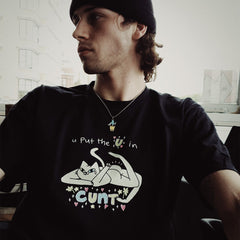 cunt tee black