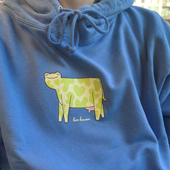 frowg hoodie blue