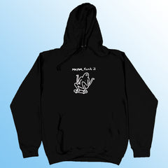 fuck it hoodie black