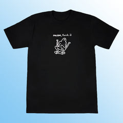 fuck it tee black