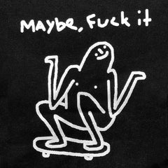 fuck it tee black