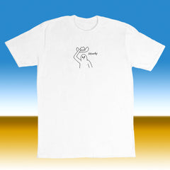 howdy tee white