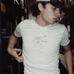 howdy tee white