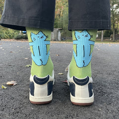 hugger socks green