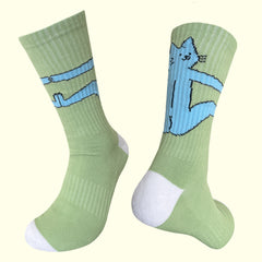 hugger socks green