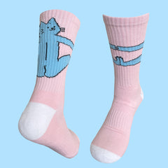 hugger socks light pink