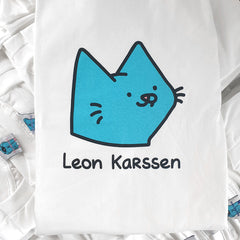 logo tee white