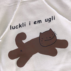 luckli hoodie cream