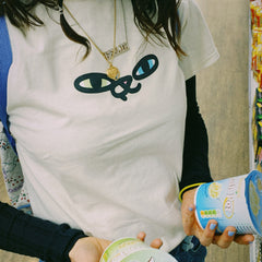 melk face tee natural