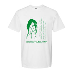 somebody’s daughter t-shirt, white