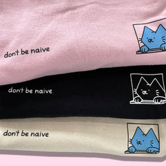 naive tee black