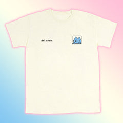 naive tee white