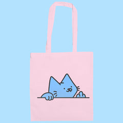 paw off totebag light pink