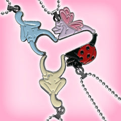 Quadriple BFF pendant set