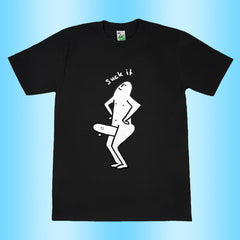 suck it tee black