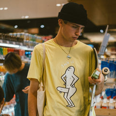 suck it tee yellow