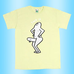 suck it tee yellow