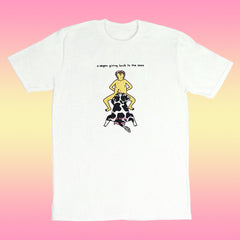 vegan cow tee