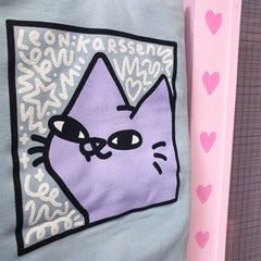 tobba hoodie light blue