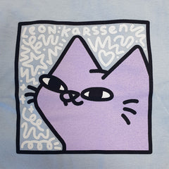 tobba scribble tee light blue